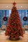 2PC 25-Inch Red Glitter Mesh Leaf, Christmas Accent, Perfect for Trees, Wreaths, Garland Displays